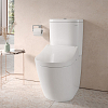 TOTO NC Унитаз-моноблок 38x70.4x41cм., с сиденьем-вошлет, безободковый, цвет: белый