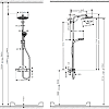 Hansgrohe Душевая стойка, Crometta S, цвет: хром
