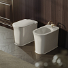 Kerasan The New Yorker Унитаз 60x36.5см, напольный, приставной, с сиденьем, SoftClose, цвет: белый глянцевый