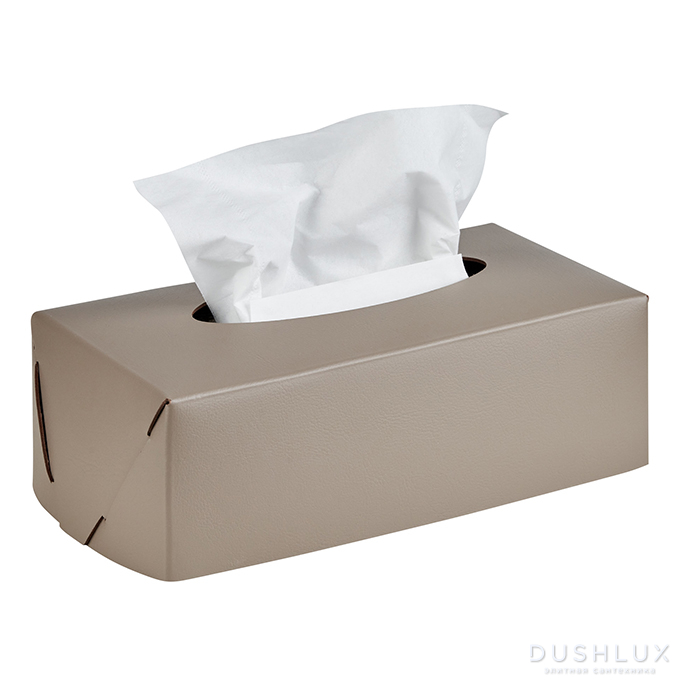 Фото ADJ Салфетница Kleenex, 23x12xH7,5 см., цвет: капучино/шоколад