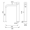 CEA Design MILO360 Смеситель для раковины, 1 отверстие, цвет: нержавеющая сталь