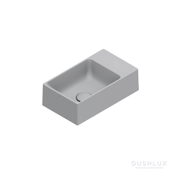 Фото Catalano Premium Раковина 40x23см, без отв., цвет: Cemento Satinato