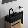 Ideal Standard i.life S Раковина 37x21xh12см, подвесная, с 1 отверстием, Sx, без перелива, цвет: чёрный матовый