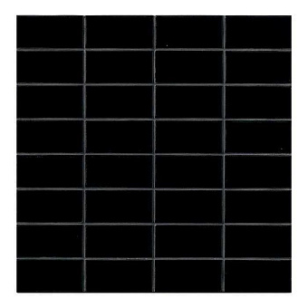 Mutina Din Керамогранит 30x30см, мозаика 7.4x3.6см, универсальный, цвет: black matt