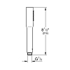 Grohe Euphoria Cosmopolitan Ручной душ, 1 режим, цвет: фантомный черный