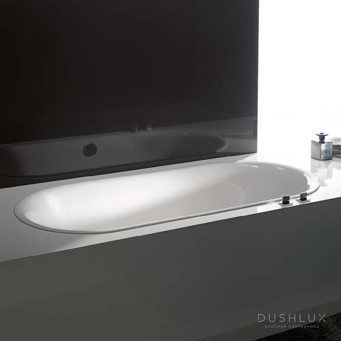 Фото Bette Lux Oval Ванна 180x80x45см., встраиваемая, Glaze Plus, цвет: белый