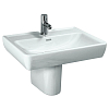 Laufen Pro Раковина 55x48x11,5см, подвесная/накладная с 1 отв., c переливом, цвет: белый
