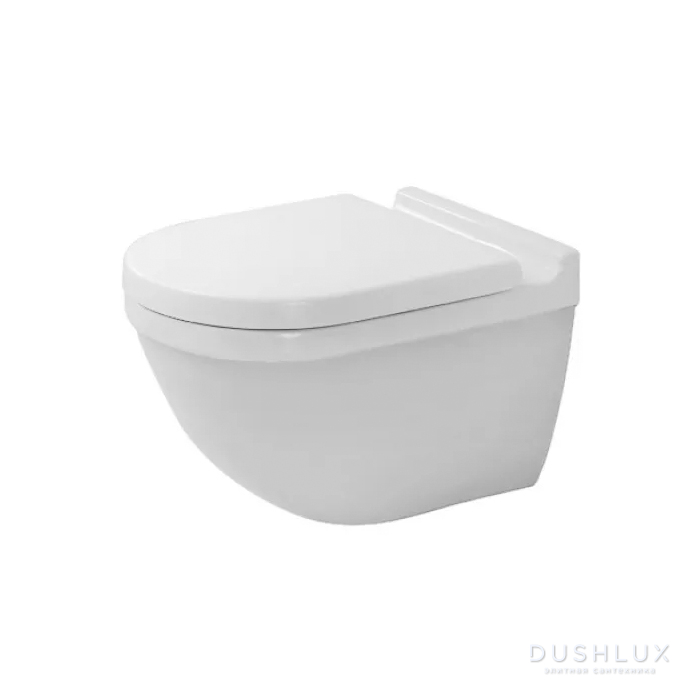 Фото Duravit Starck 3 Унитаз 36x54см, подвесной, с сиденьем микролифт, цвет: белый