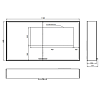 EMCO Prestige2 Зеркальный шкаф 1188x63.9см., настенный, LED-подсветка, 2 двери, 2 полки, розетка, без EMCO light system