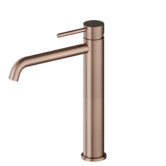 Newform X-Steel 316 Смеситель для раковины, 1 отв., цвет: PVD brushed copper bronze