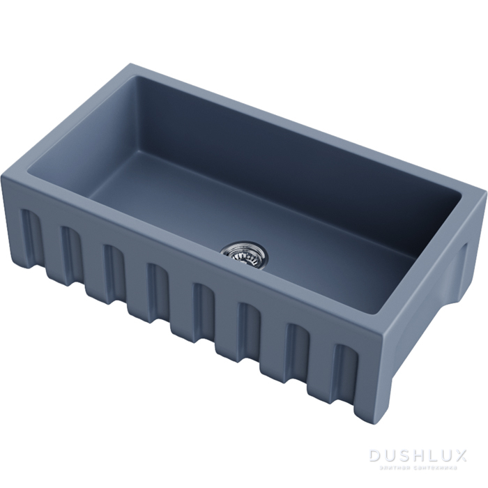 Фото Omoikiri Mikura 83 Кухонная мойка 84x25,4x46см.,встраиваемая, цвет: smoky blue