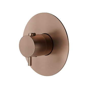 Newform X-Steel 316 Смеситель для душа, встраиваемый, термостатический, цвет: PVD Brushed copper bronze