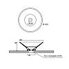 Kerasan Deco Cocktail Раковина 45x16 см, без отв., цвет: белый