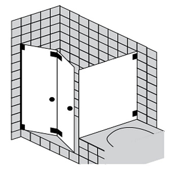 Sprinz Omega Plus Душевое ограждение 80x80x200см.