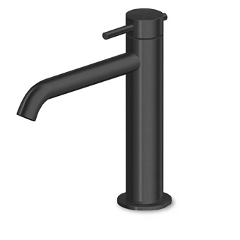 Zucchetti Helm Смеситель для раковины, на 1 отв., цвет: brushed total black PVD
