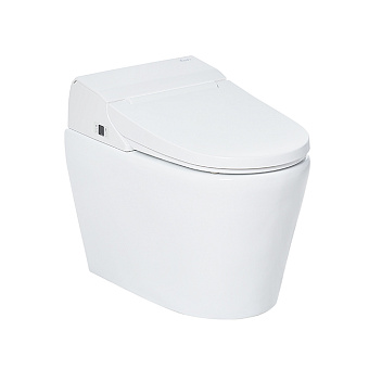SensPa Tankless Электронный унитаз 39x67x55см, напольный, TCB-8100W, цвет: белый