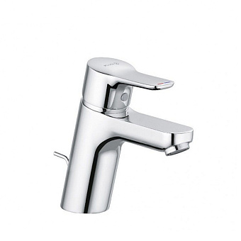 Kludi Pure&Easy Смеситель для раковины, на 1 отв., c донным клапаном, цвет: хром