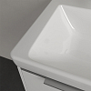 Villeroy&Boch Subway 3.0 Раковина 55х44х16.5см., 1 отв., подвесная, с переливом, цвет: альпийский белый
