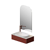 Kerama Marazzi Magica Тумба 88.4х48.5х22см., подвесная, 1 ящик, цвет: венецианский красный матовый