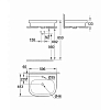 Grohe Euro Ceramic Раковина 60 см, 1 отв., накладная, цвет: белый