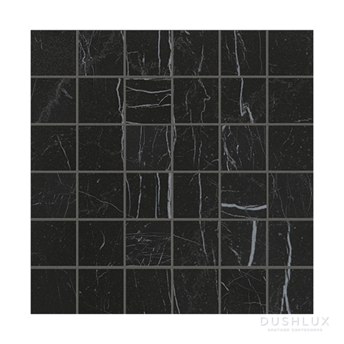 Фото Fap Roma Diamond Керамогранит 30x30см, универсальная, макромозаика, цвет: nero real