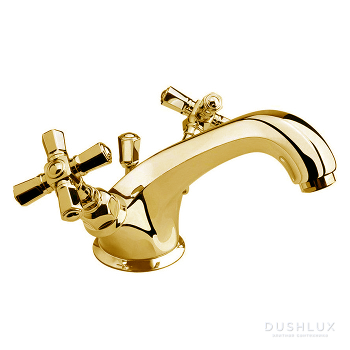 Фото Nicolazzi Teide Смеситель для раковины, 1 отв., цвет: Gold Brass