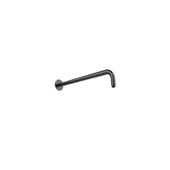 Almar Arms Кронштейн для верхнего душа 42см., настенный, с круглым отражателем, цвет: черный металл брашированный PVD