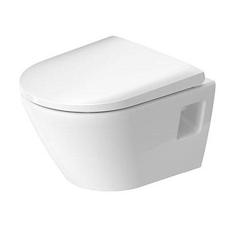 Duravit D-Neo Унитаз подвесной 37x48 cм, безободковый, цвет: белый