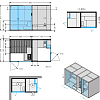 Effegibi BodyLove SH Side Сауна & Хаммам система 365x202xh220 см, в угол S.X., отделка: термообработанная древесина