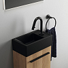 Ideal Standard i.life S Раковина 37x21xh12см, подвесная, с 1 отверстием, Dx, без перелива, цвет: чёрный матовый