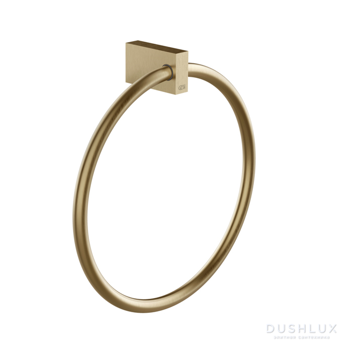 Фото Gessi Inverso Accessories Полотенцедержатель - кольцо, подвесной, цвет: Warm Bronze Br PVD