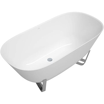 Villeroy&Boch Antheus Ванна 155х75х63.2см., отдельностоящая, Quaryl®, цвет: альпийский белый