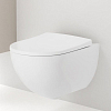 Geberit Acanto Крышка-сиденье для унитаза, с микролифтом, цвет: белый