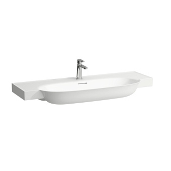 Laufen New Classic Раковина 120х48х16.5 см, 1 отв., накладная, овальная, с переливом, цвет: белый матовый