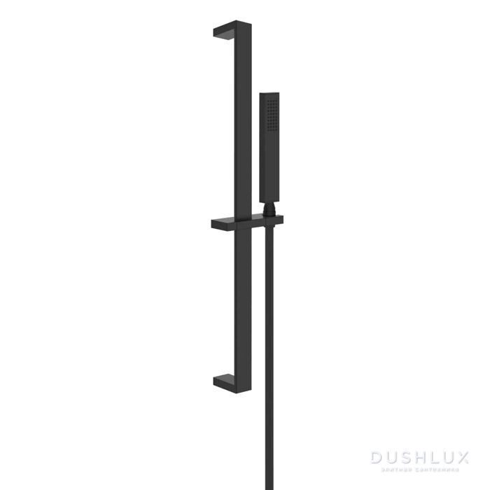 Фото Gessi Rettangolo Душевой гарнитур с ручным душем, цвет: Black XL