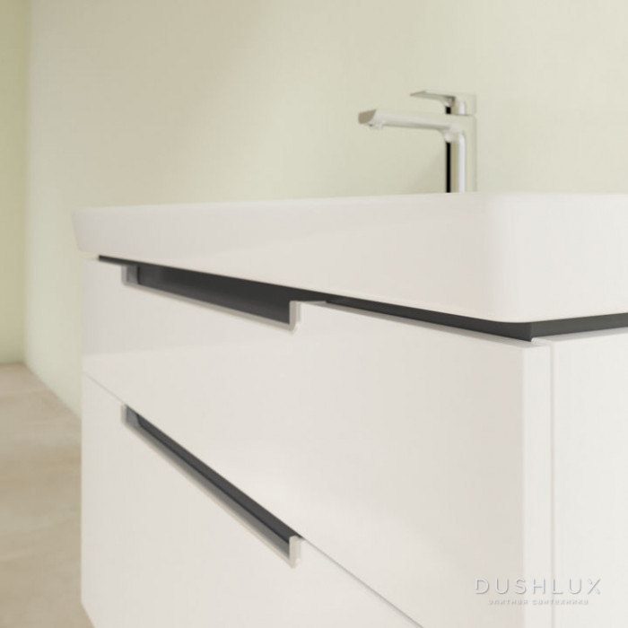 Фото Villeroy&Boch Subway 2.0, Тумба подвесная под раковину, 1 x коробка с аксессуарами 2, 2 выдвижных отделения, 98.7x59x44.9см.,