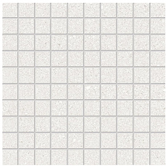 Ergon GrainStone Керамогранит 30x30x0.95см, универсальная, глазурованный, цвет: Mosaico Fine Grain White naturale