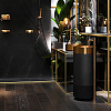 Gessi 316 Раковина напольная 40x90см, без отв., отдельностоящая, с сифоном, слив в пол, цвет: Warm bronze brushed PVD