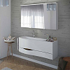 BurgBad Sinea 2.0 Тумба 121x47.5см., подвесная, с раковиной, 2 выдв. ящика, цвет: белый глянцевый
