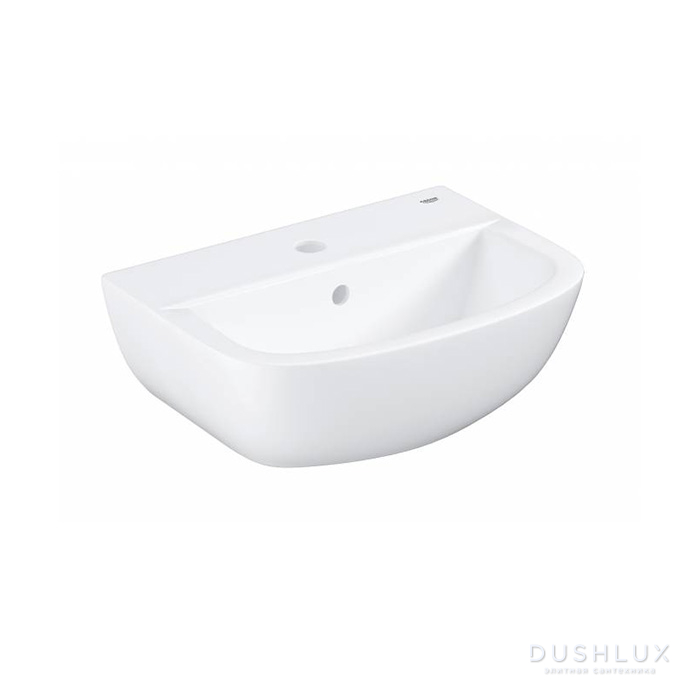 Фото Grohe Bau Ceramic Мини-раковина 45.3x35.4x15.1 см, 1 отв., подвесная, цвет: белый