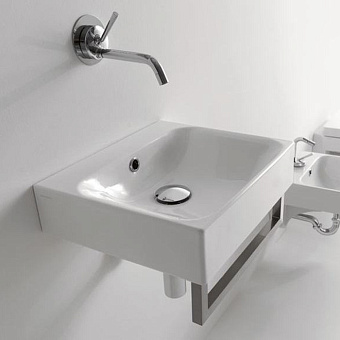 Kerasan Cento Раковина 40x35см., подвесная, без отв., цвет: белый