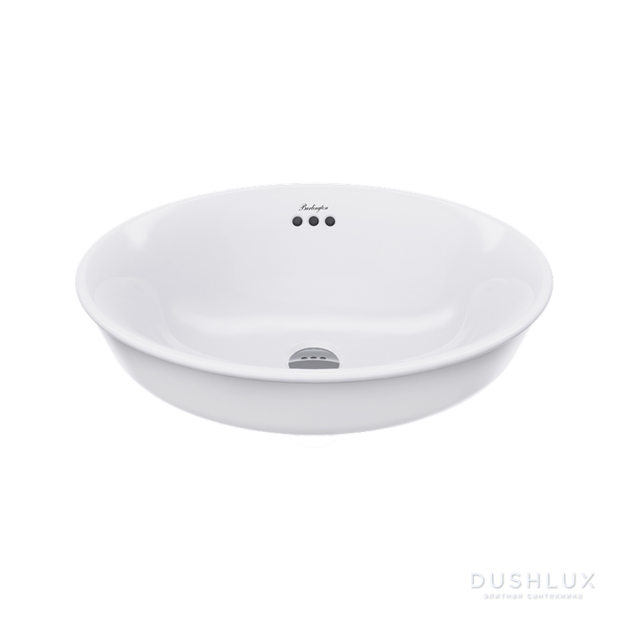 Фото Burlington Guild Раковина накладная 50см, цвет: белый