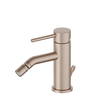 Newform XT Смеситель для биде, 1 отв., с донным клапаном, цвет: copper satin