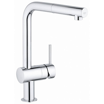 Grohe Minta Смеситель для раковины, на 1 отв, с выдвижным изливом, цвет: хром
