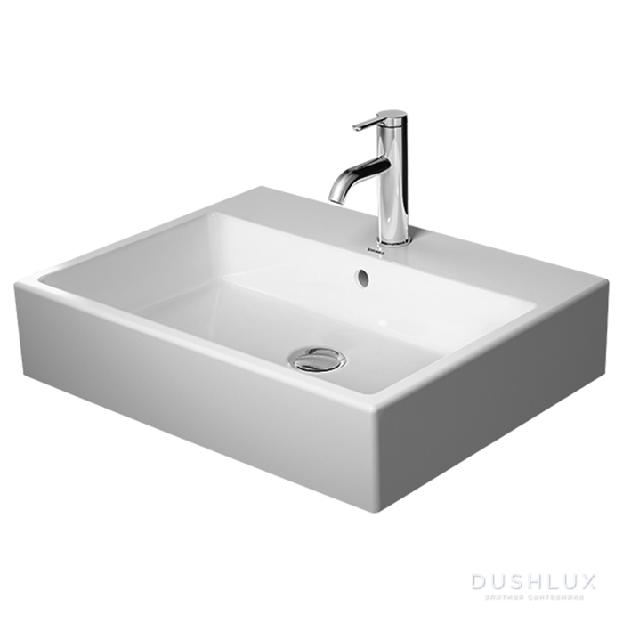 Фото Duravit Vero Air Раковина 60х47 см, подвесная, с 3 отв. цвет: белый