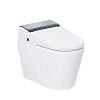 SensPa Tankless Электронный унитаз 39x67x55см, напольный, TC-8100B, цвет: белый/черный