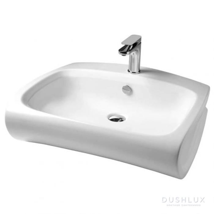 Фото Artceram HI-LINE Раковина 65х50 см, 1 отв., подвесная, цвет: белый