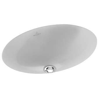 Villeroy&Boch Loop&Friends Раковина 56x37.5см., встраиваемая снизу, без отв., с переливом, цвет: альпийский белый
