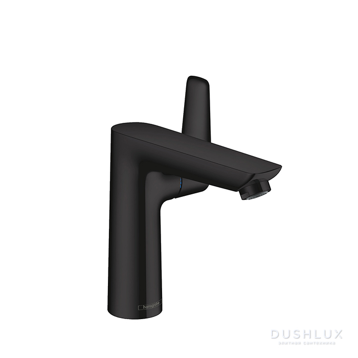 Фото Hansgrohe Talis E Смеситель для раковины 150, на 1 отв, с донным клапаном, излив 141мм, цвет: черный матовый