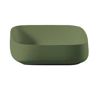 Artceram Cognac Quadro Раковина 55x35см., накладная, без отв., Saniglaze, цвет: salvia